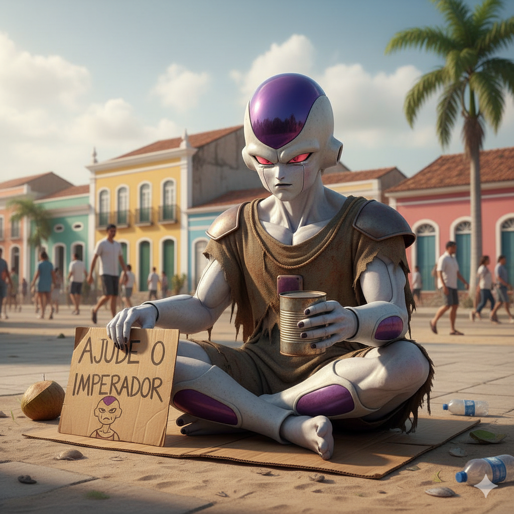 Foto freeza mendigo