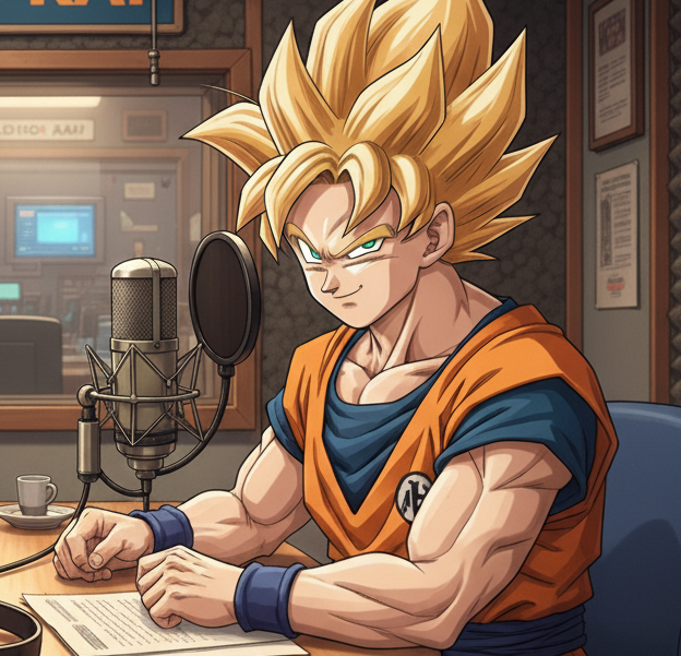 Foto do Locutor Goku